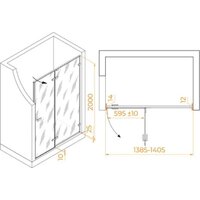 Душевая дверь RGW SV-004Gr 353200414-210 - Превью изображения №2 — Интернет-магазин Time-Shop