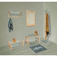 Вешалка для одежды Sheffilton Альберо SHT-CR11 985627 (прозрачный лак/алюминий металлик) - Превью изображения №6 — Интернет-магазин Time-Shop