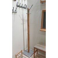 Вешалка для одежды Sheffilton Альберо SHT-CR11 985627 (прозрачный лак/алюминий металлик) - Превью изображения №4 — Интернет-магазин Time-Shop