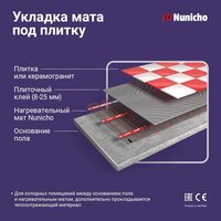 Нагревательный мат Nunicho Etalon SHP 450Вт с терморегулятором RТС 70.26 (3.0м2) - Превью изображения №6 — Интернет-магазин Time-Shop
