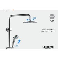 Душевая система  Ledeme L72402 - Превью изображения №5 — Интернет-магазин Time-Shop