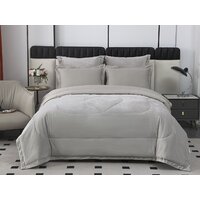 1.5-спальный комплект постельного белья Sofi De MarkO Энрике 1.6 Кт-1.6-Эн11 (светло-серый) - Превью изображения №2 — Интернет-магазин Time-Shop