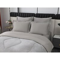 1.5-спальный комплект постельного белья Sofi De MarkO Энрике 1.6 Кт-1.6-Эн11 (светло-серый) - Превью изображения №4 — Интернет-магазин Time-Shop