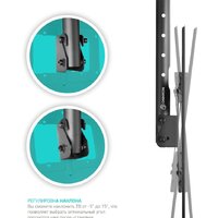 Кронштейн для телевизора Onkron N2L (черный) - Превью изображения №2 — Интернет-магазин Time-Shop