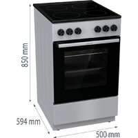 Кухонная плита Gorenje GEC5A12SG - Превью изображения №22 — Интернет-магазин Time-Shop