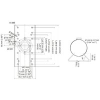 Крепление для камер видеонаблюдения Hikvision DS-1275ZJ-SUS - Превью изображения №6 — Интернет-магазин Time-Shop