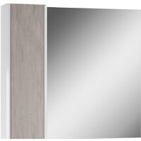  Домино Шкаф с зеркалом Uno 80 (дуб серый) - Превью изображения №9 — Интернет-магазин Time-Shop