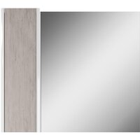 Домино Шкаф с зеркалом Uno 80 (дуб серый)
