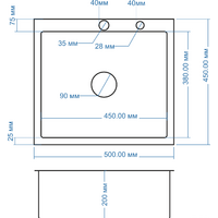 Кухонная мойка Avina HM5045 (нержавеющая сталь) - Превью изображения №5 — Интернет-магазин Time-Shop