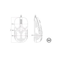 Игровая мышь Xtrfy MZ1 (черный) - Превью изображения №7 — Интернет-магазин Time-Shop
