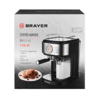 Рожковая кофеварка Brayer BR1115 - Превью изображения №15 — Интернет-магазин Time-Shop