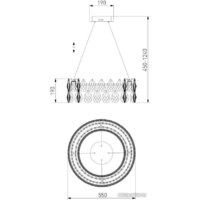Подвесная люстра Bogate's 90371/1 Strotskis - Превью изображения №6 — Интернет-магазин Time-Shop