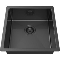 Кухонная мойка ZorG ZRN 4545 Premium PVD Gunblack - Превью изображения №2 — Интернет-магазин Time-Shop