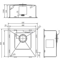 Кухонная мойка ZorG ZRN 4545 Premium PVD Gunblack - Превью изображения №3 — Интернет-магазин Time-Shop