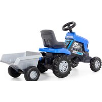 Педальная машинка Полесье Каталка-трактор с педалями Turbo с полуприцепом 84637 - Превью изображения №4 — Интернет-магазин Time-Shop