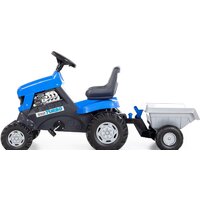 Педальная машинка Полесье Каталка-трактор с педалями Turbo с полуприцепом 84637 - Превью изображения №2 — Интернет-магазин Time-Shop