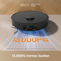 Робот-пылесос Dreame D20 Pro Plus Robot Vacuum (евровилка, черный) - Превью изображения №4 — Интернет-магазин Time-Shop