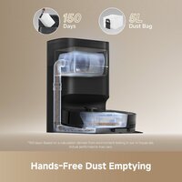 Робот-пылесос Dreame D20 Pro Plus Robot Vacuum (евровилка, черный) - Превью изображения №2 — Интернет-магазин Time-Shop