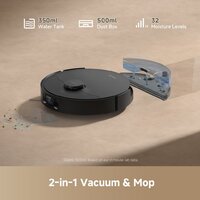 Робот-пылесос Dreame D20 Pro Plus Robot Vacuum (евровилка, черный) - Превью изображения №6 — Интернет-магазин Time-Shop
