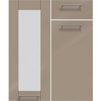 Готовая кухня Интерлиния Мила Пластик 1.68x3.0 PR (туманный глянец/туманный глянец/дуб бунратти) - Превью изображения №5 — Интернет-магазин Time-Shop