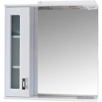 Onika Шкаф с зеркалом Кристалл 67.02 левый (белый) [206705]