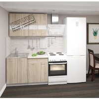 Готовая кухня Кортекс-мебель Корнелия Экстра 1.2м (дуб сонома/королевский опал) - Превью изображения №3 — Интернет-магазин Time-Shop