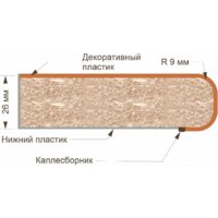 Готовая кухня Кортекс-мебель Корнелия Экстра 1.2м (дуб сонома/королевский опал) - Превью изображения №4 — Интернет-магазин Time-Shop