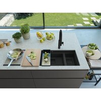 Кухонная мойка Franke Kanon KNG PRO 160-46-21 125.0749.682 (черный матовый) - Превью изображения №3 — Интернет-магазин Time-Shop