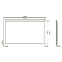  Roxen Зеркало Gotem Long 510165-120 120х70 - Превью изображения №10 — Интернет-магазин Time-Shop