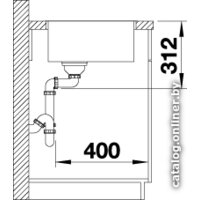 Кухонная мойка Blanco Subline 500-IF SteelFrame (черный) - Превью изображения №5 — Интернет-магазин Time-Shop