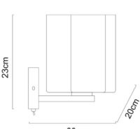 Бра Arte Lamp Serenata A3479AP-1CC - Превью изображения №2 — Интернет-магазин Time-Shop