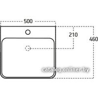 Умывальник Sanovit Luxury 50x46 [11050] - Превью изображения №3 — Интернет-магазин Time-Shop