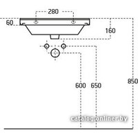 Умывальник Sanovit Luxury 50x46 [11050] - Превью изображения №2 — Интернет-магазин Time-Shop
