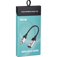 Адаптер VCOM CG616M-0.15 miniDisplayPort - HDMI (nan м, черный/серый) - Превью изображения №2 — Интернет-магазин Time-Shop