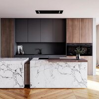 Кухонная вытяжка Globalo Zenara 100.1 Black + Turbina TW 3.1 - Превью изображения №4 — Интернет-магазин Time-Shop