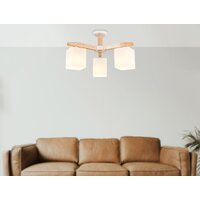 Люстра средней высоты Ambrella light TR83115/3 WH/LW - Превью изображения №5 — Интернет-магазин Time-Shop