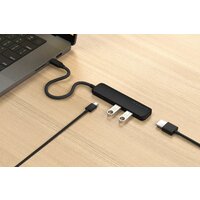 Док-станция Satechi 4-in-1 USB-C Slim Multiport Adapter 4K ST-P4SK (черный) - Превью изображения №5 — Интернет-магазин Time-Shop