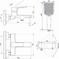 Смеситель Славен СЛ-ОД-Н33 - Превью изображения №2 — Интернет-магазин Time-Shop