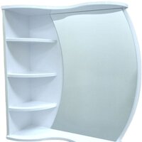 Гамма Шкаф с зеркалом 18м (белый)