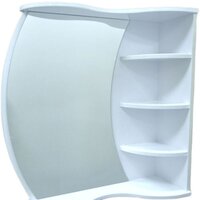  Гамма Шкаф с зеркалом 18м (белый) - Превью изображения №2 — Интернет-магазин Time-Shop