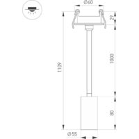 Спот Arlight LGD-Periscope-R55-9W Warm3000 045203 - Превью изображения №2 — Интернет-магазин Time-Shop
