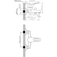 Смеситель AV Engineering AVBAS3-A294-430 - Превью изображения №2 — Интернет-магазин Time-Shop