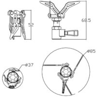 Туристическая горелка Fire-Maple Hornet FMS-300T - Превью изображения №3 — Интернет-магазин Time-Shop