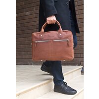 Мужская сумка Carlo Gattini Fratello 1014-02 (коричневый) - Превью изображения №7 — Интернет-магазин Time-Shop