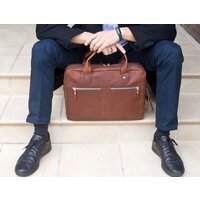 Мужская сумка Carlo Gattini Fratello 1014-02 (коричневый) - Превью изображения №4 — Интернет-магазин Time-Shop