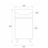  Onika Тумба под умывальник Милтон 45 104510 - Превью изображения №6 — Интернет-магазин Time-Shop