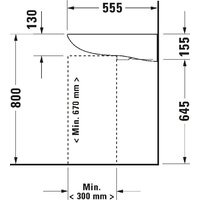 Умывальник Duravit Vital Seria D-Code 23126000002 - Превью изображения №4 — Интернет-магазин Time-Shop