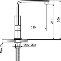Смеситель Ahti Hamina HA103011 - Превью изображения №2 — Интернет-магазин Time-Shop