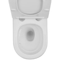 Унитаз подвесной Roxen Antares Tornado в комплекте с инсталляцией Asten Readle Zentralmodul с кнопкой (хром глянец) - Превью изображения №4 — Интернет-магазин Time-Shop