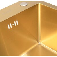 Кухонная мойка ARFEKA Eco AR 500*500 Golden PVD Nano - Превью изображения №13 — Интернет-магазин Time-Shop